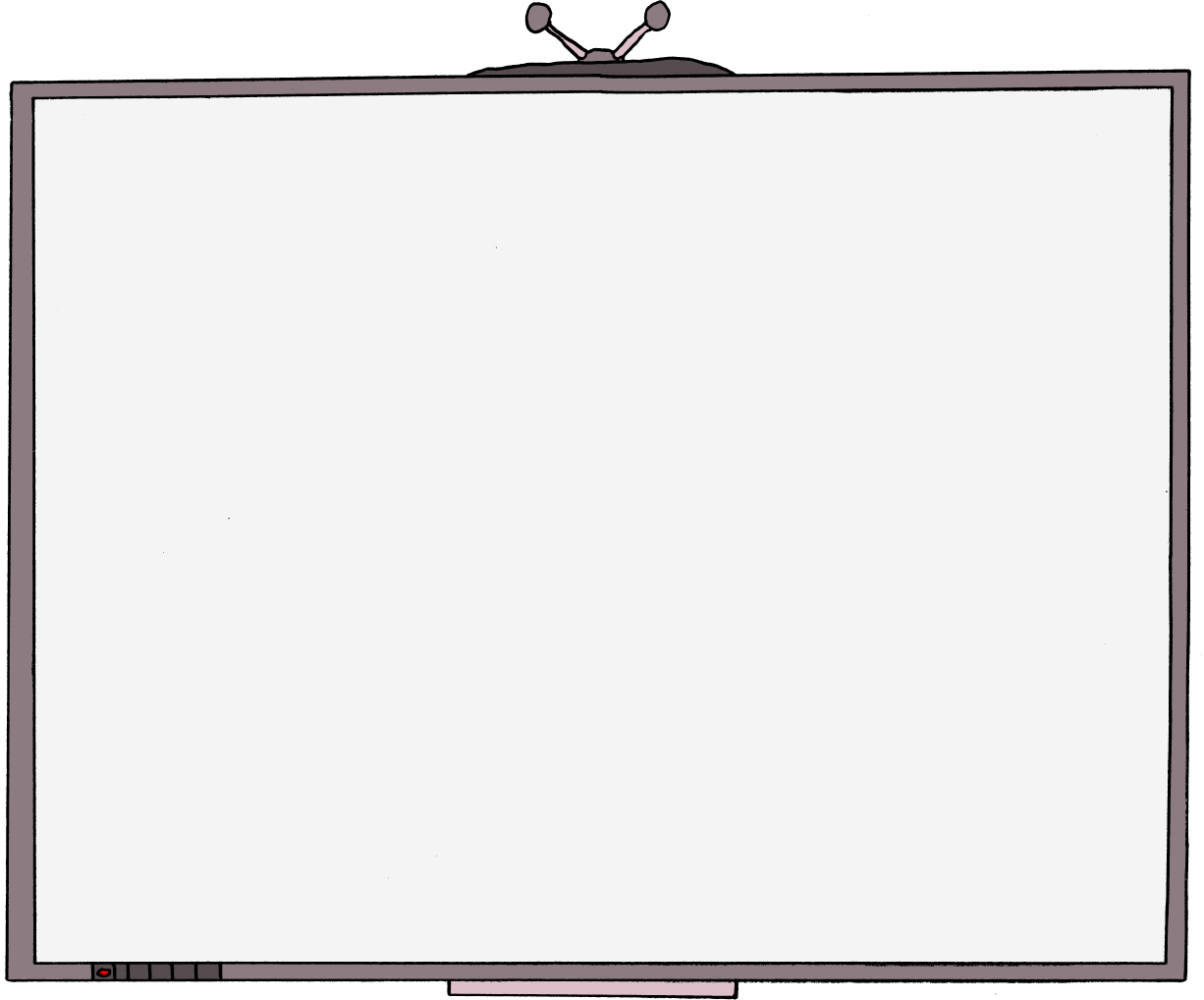 The television upon which you are watching this game's proceedings.